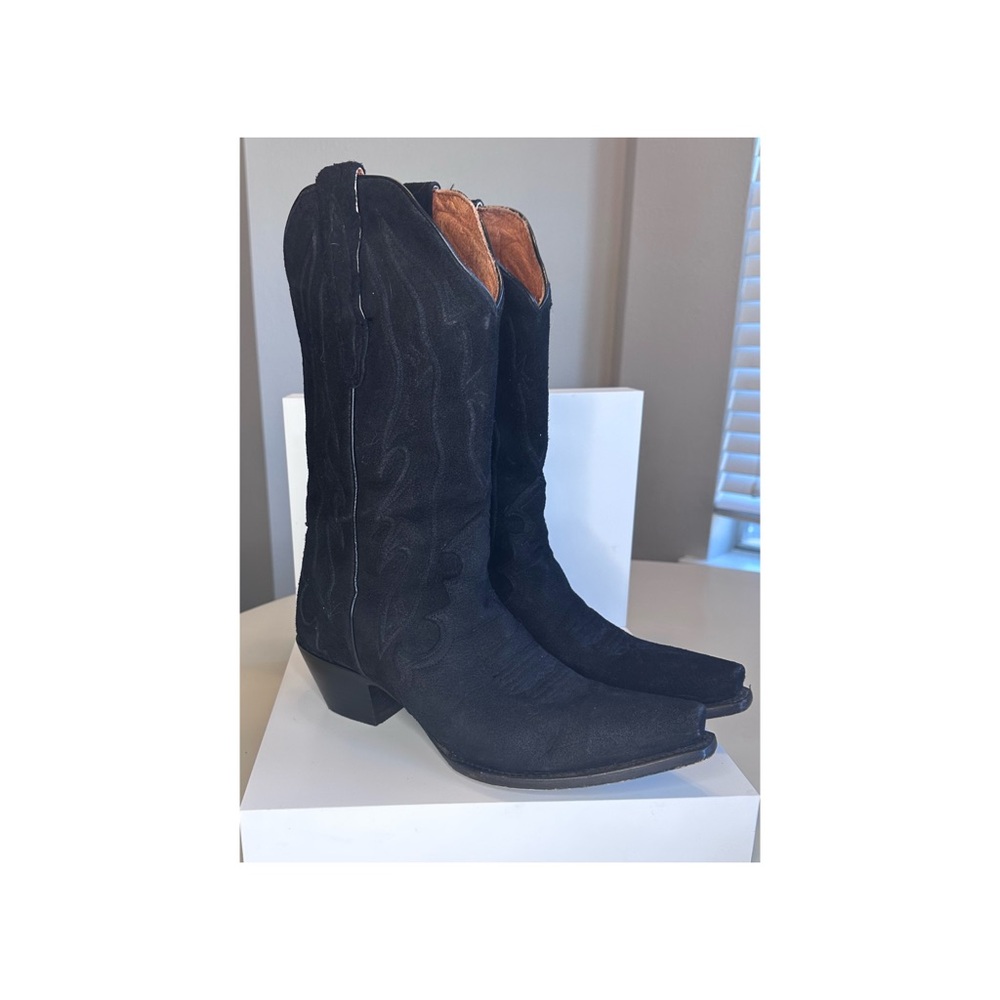 Dan Post Suede Snip Toe Boots